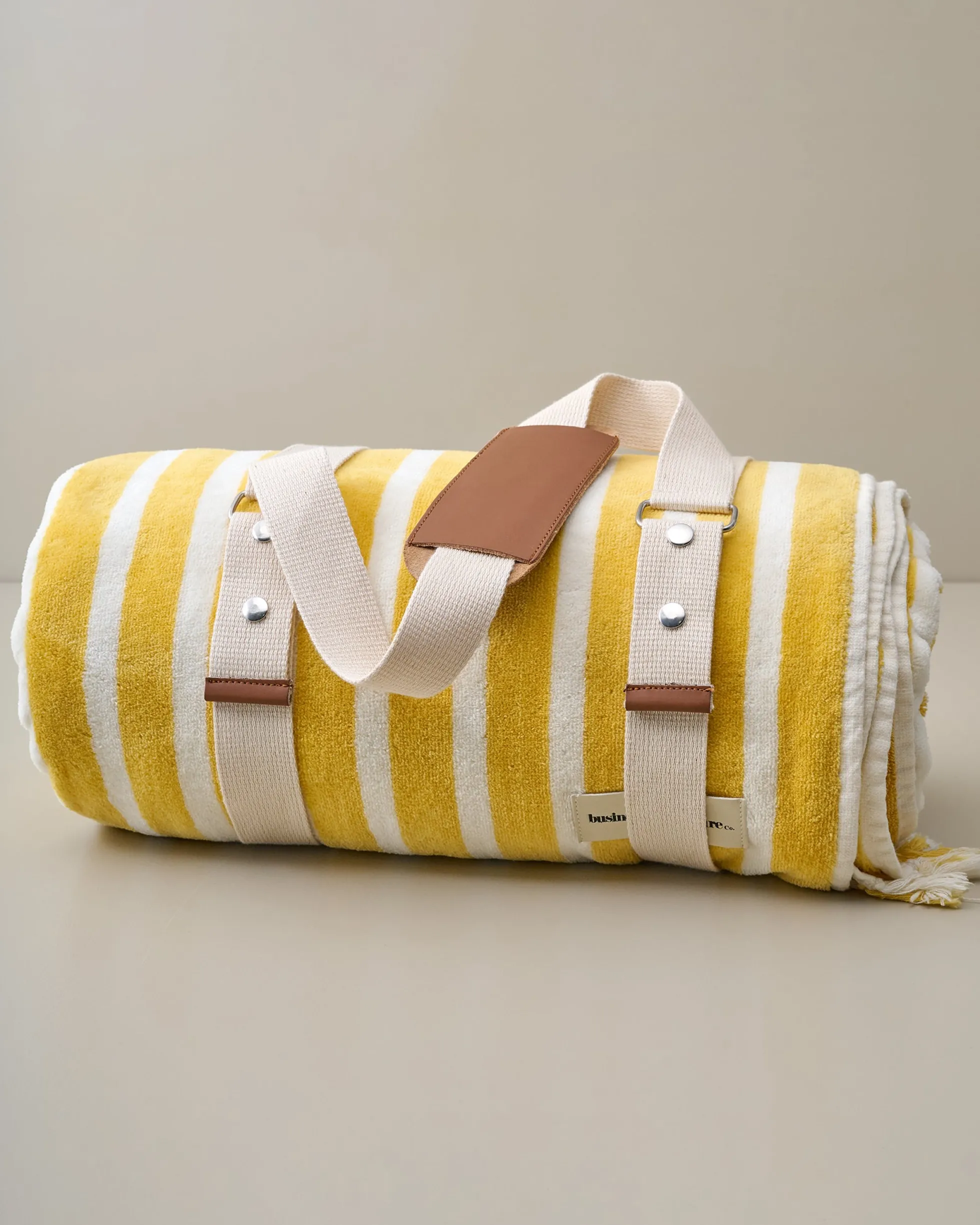 Striped Beach & Picnic Blanket – Monaco Mimosa Outdoor Blanket