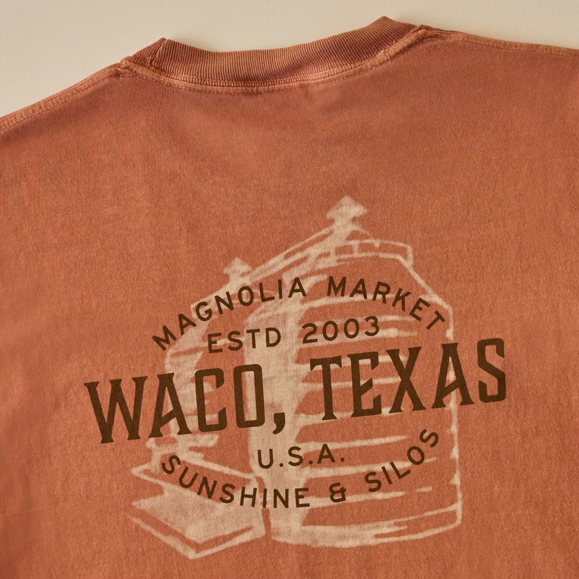 Sunshine and Silos Burnt Orange Shirt