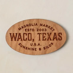 Sunshine and Silos Wooden Magnet