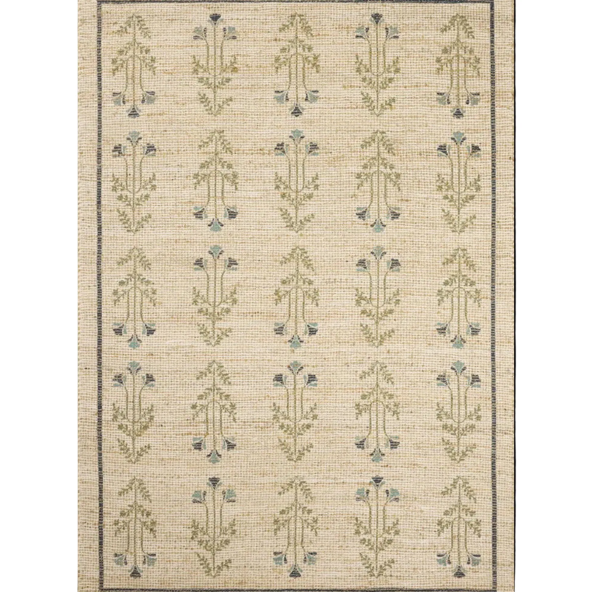 Sylvie Chive Blue Rug