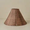 Tapered Rattan Lamp Shade