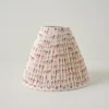 Taupe Blockprint Shade