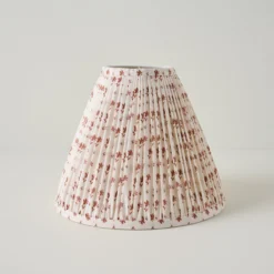 Taupe Blockprint Shade