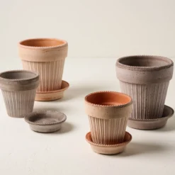 Terracotta Dotted Bergs Pot