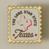 Texas Postage Stamp Enamel Magnet