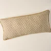 Thea Clay Block Print Large Lumbar Pillow