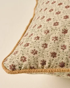Thea Clay Block Print Large Lumbar Pillow