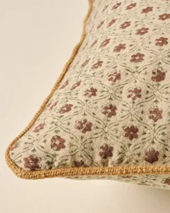 Thea Clay Block Print Pillow