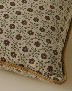 Thea Clay Block Print Pillow w/ insert, 12x16