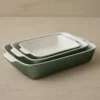 The Cottage Collection Forest Green Baking Dish Set of Three