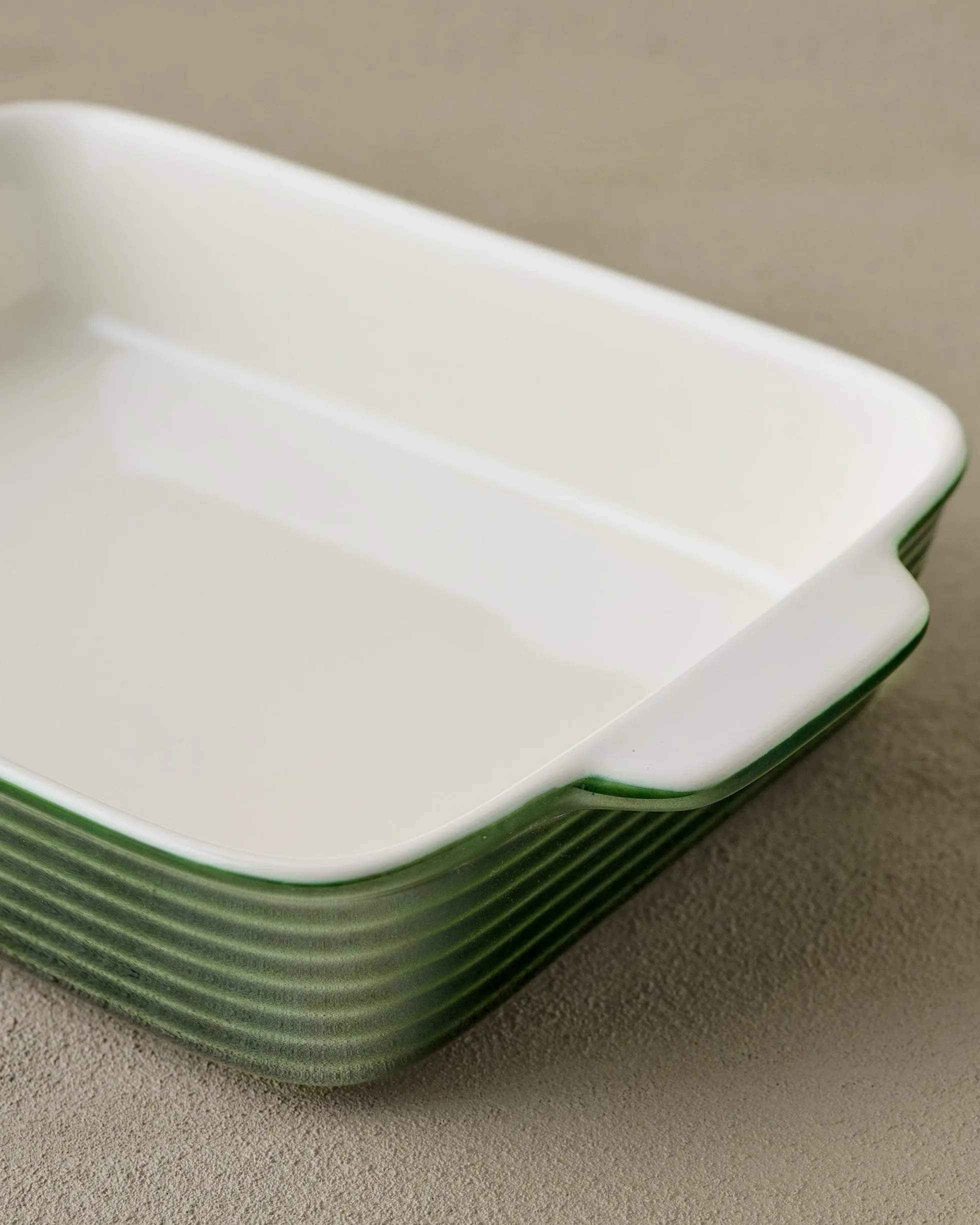 The Cottage Collection Forest Green Baking Dish Set of Three