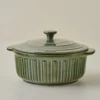 The Cottage Collection Forest Green Baking Dish with Lid