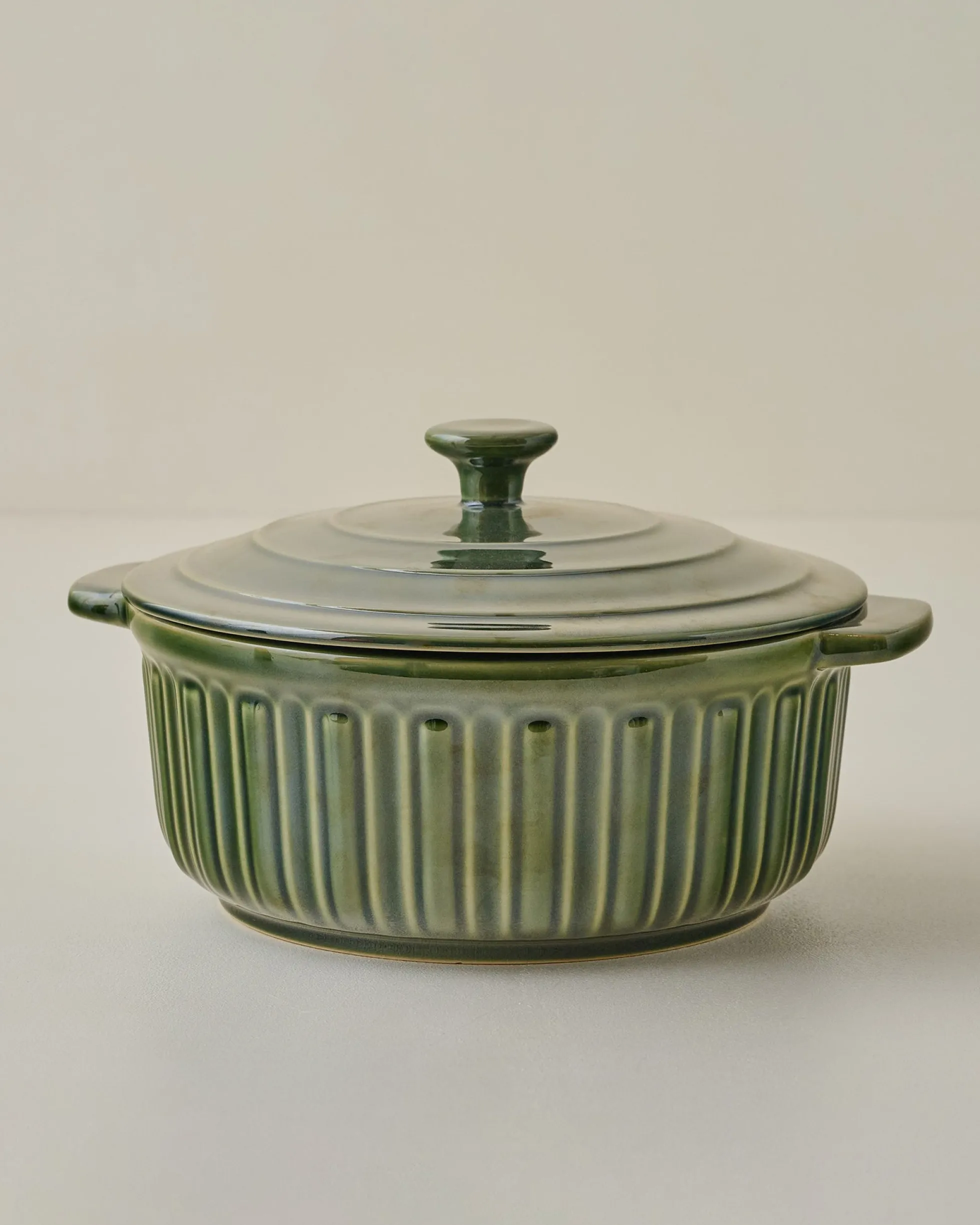 The Cottage Collection Forest Green Baking Dish with Lid