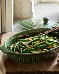 The Cottage Collection Forest Green Oval Baking Dish
