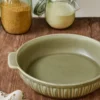 The Cottage Collection Laurel Green Round Baking Dish
