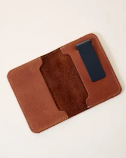 The Gates Leather Bifold Wallet + Money Clip