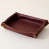 The Jetsetter Leather Valet Tray