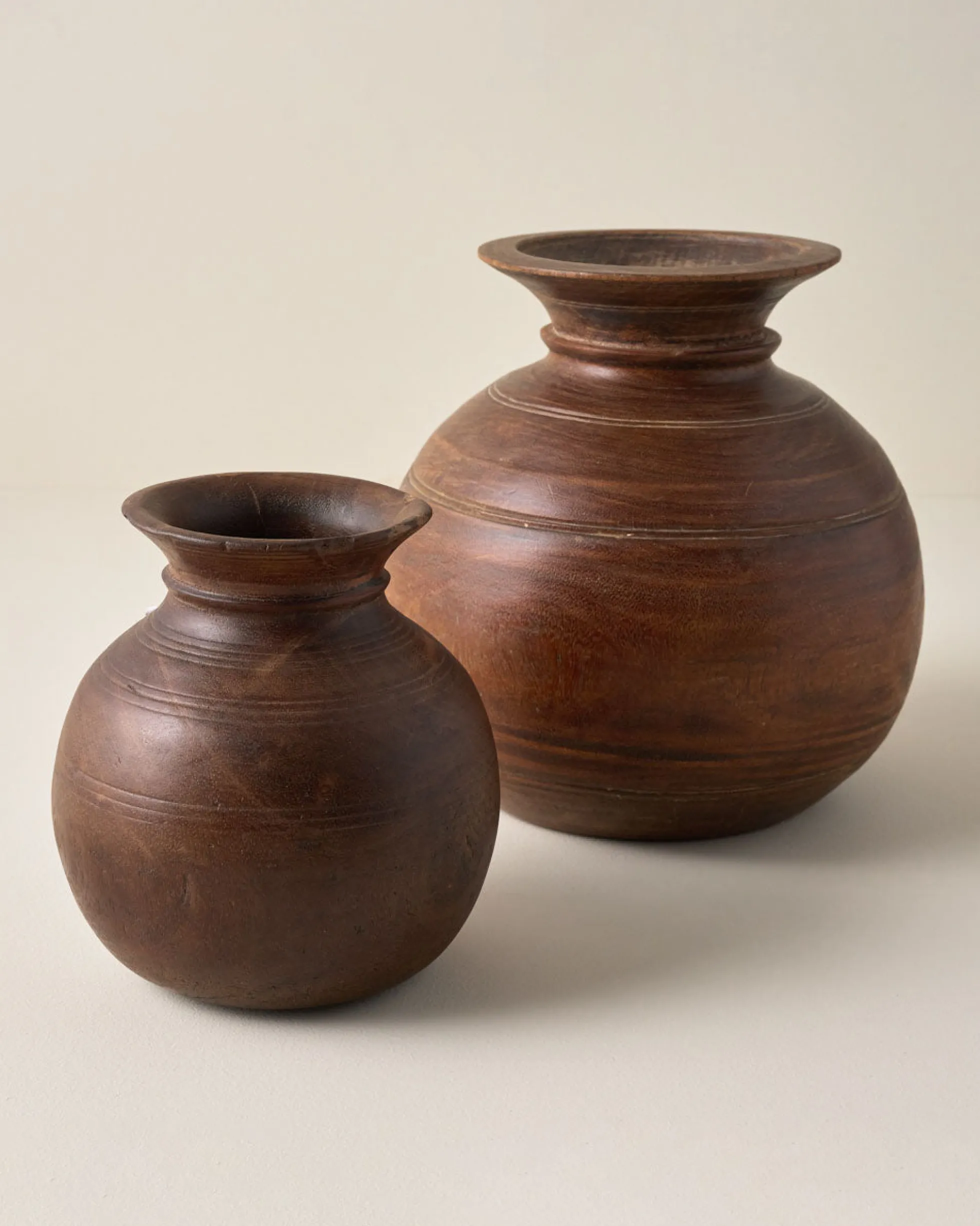 Theo Aged Wood Vase