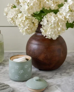 Theo Aged Wood Vase