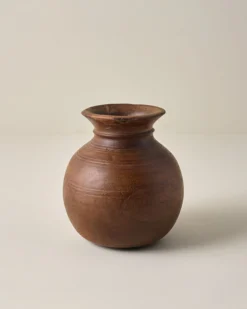 Theo Aged Wood Vase