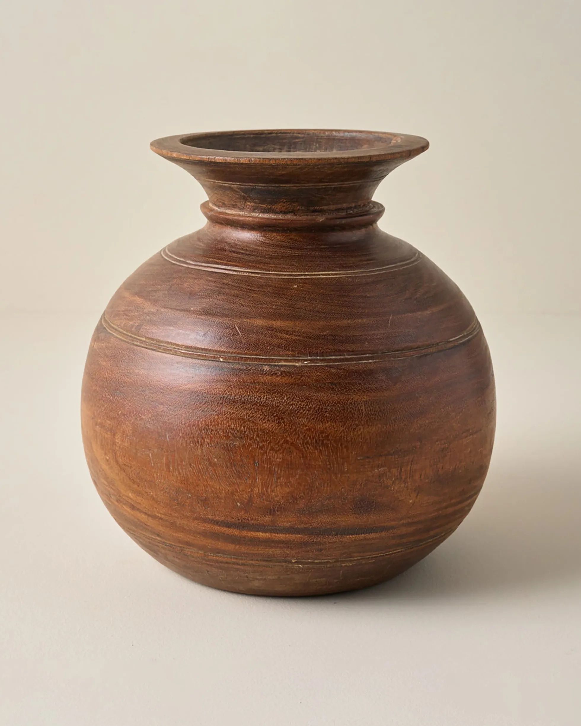 Theo Aged Wood Vase