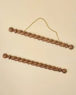 Turned Wood Poster Hanger Kit