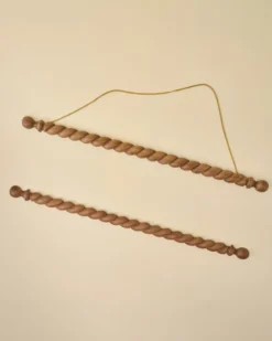 Turned Wood Poster Hanger Kit