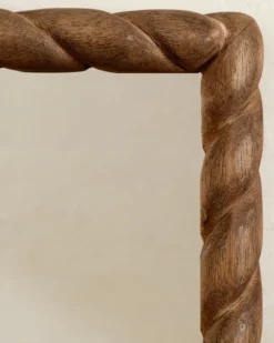 Turned Wood Vanity Mirror