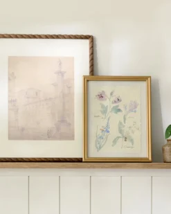 Turned Wood Wall Frame