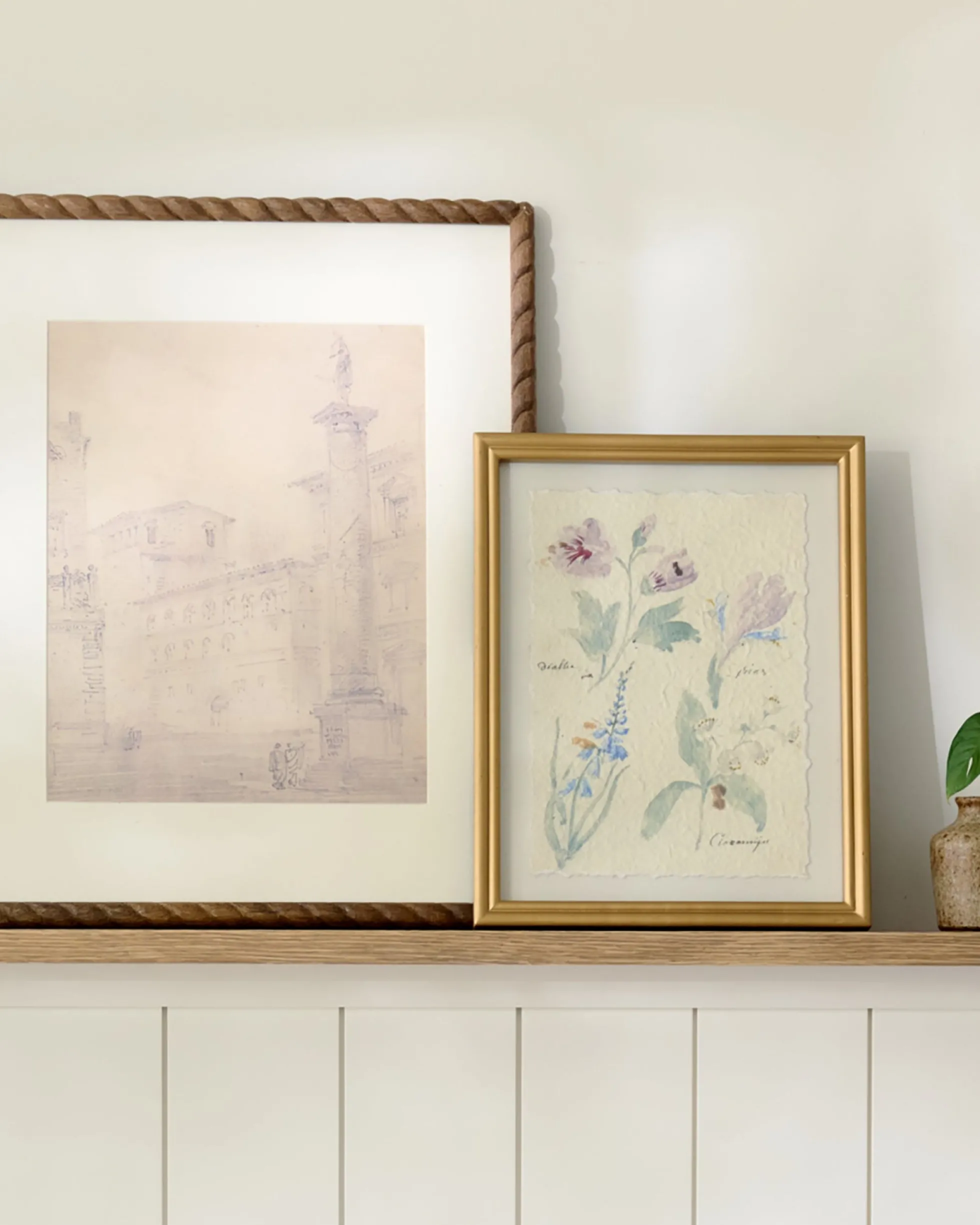 Turned Wood Wall Frame