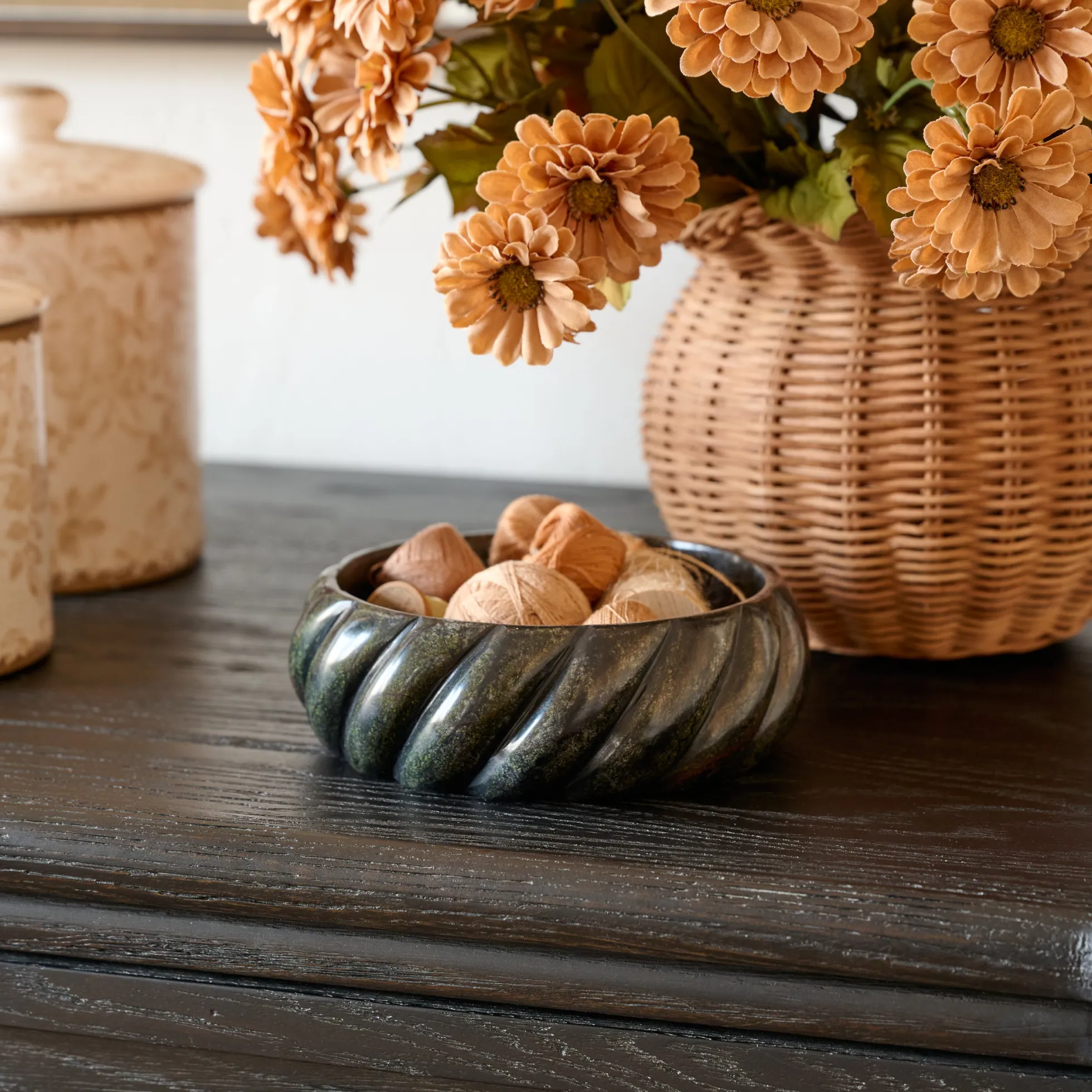 Twisted Marble Trinket Bowl