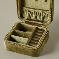 Velvet Olive Jewelry Travel Case