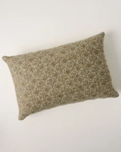 Vintage Floral Lumbar Pillow