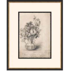 Vintage Floral Sketch I