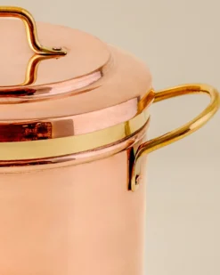 Vintage Inspired Copper + Brass Canister