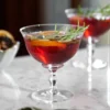 Vintage-Inspired Etched Glass Coupe