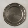 Vintage-Inspired Pewter Charger