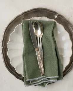 Vintage-Inspired Pewter Charger