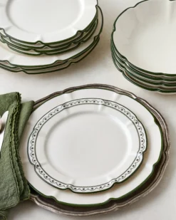 Vintage-Inspired Pewter Charger
