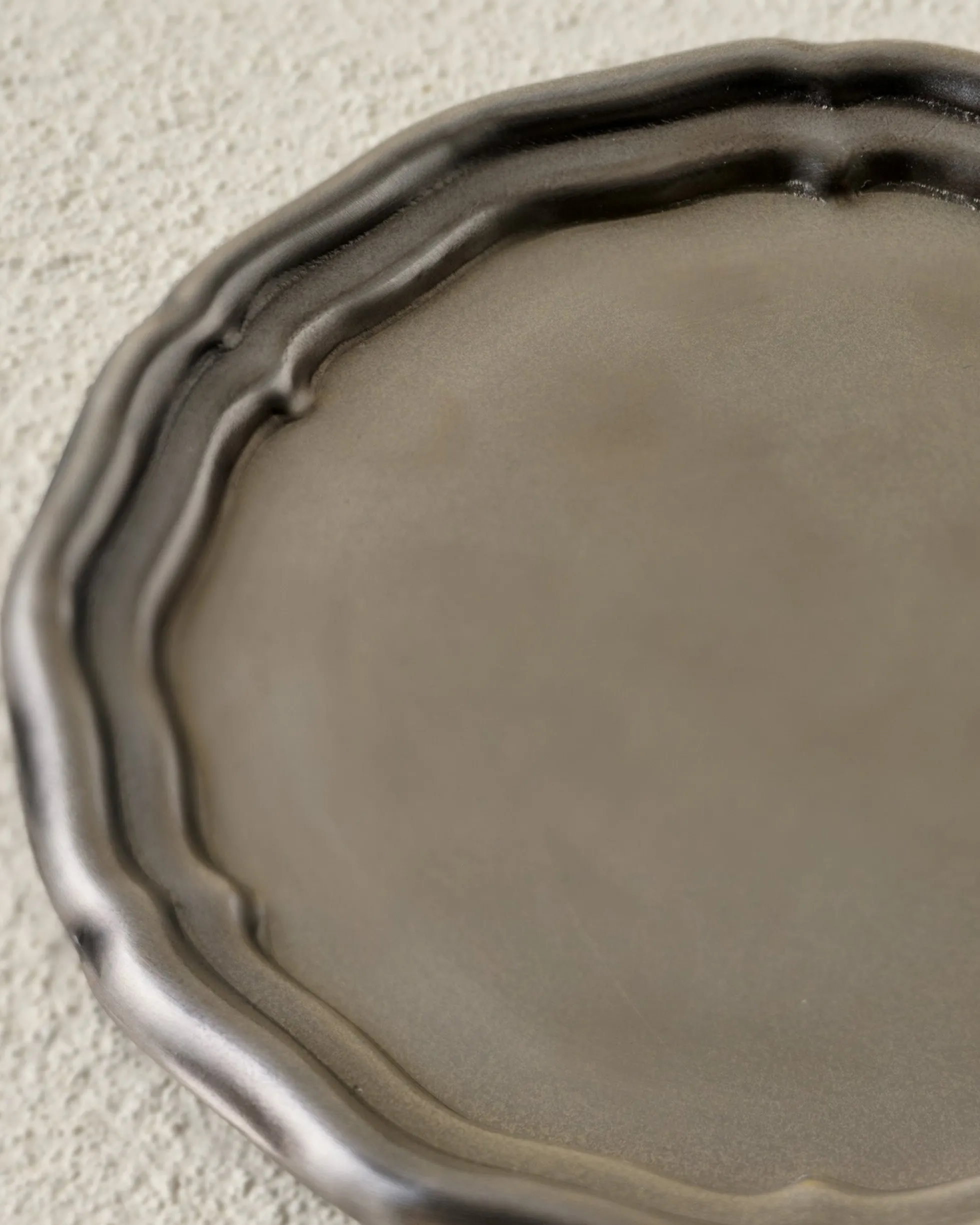 Vintage-Inspired Pewter Coaster Set