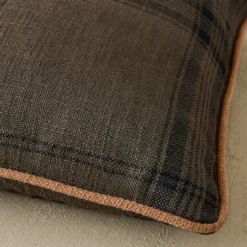 Vintage Plaid Pillow