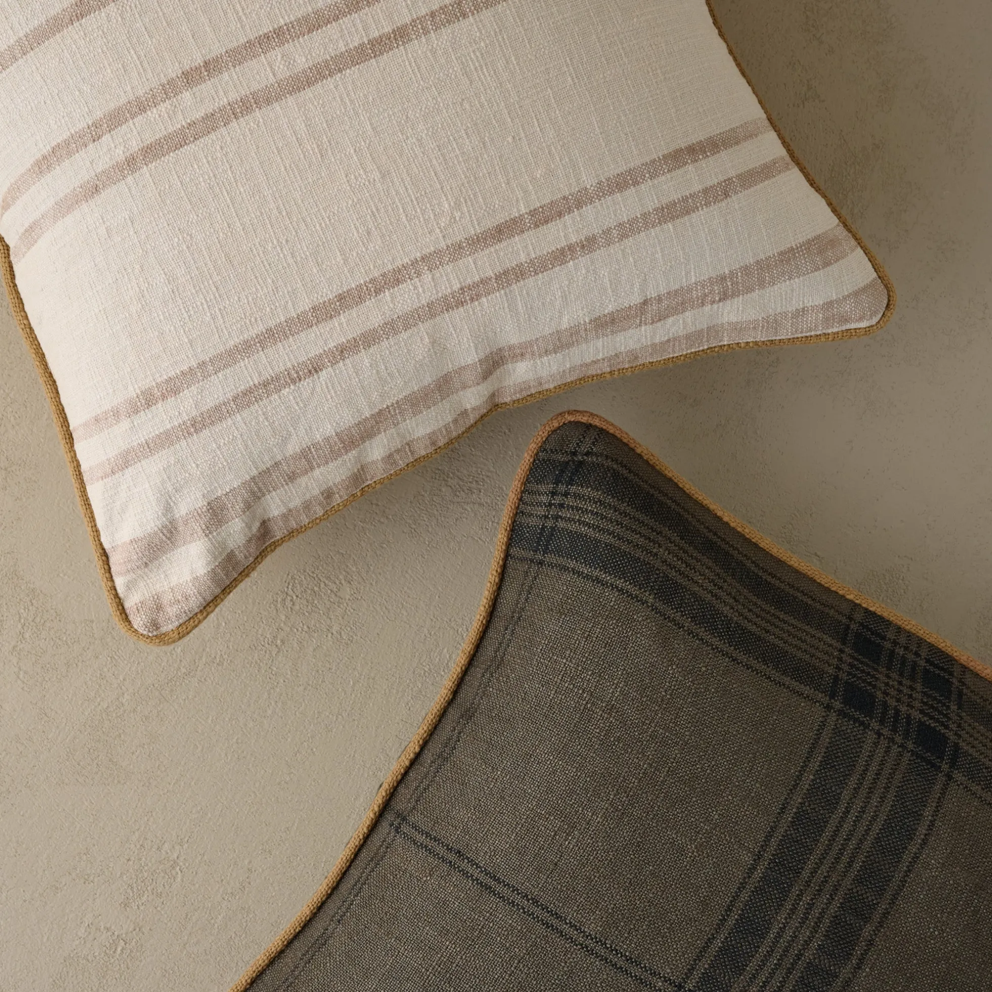 Vintage Plaid Pillow