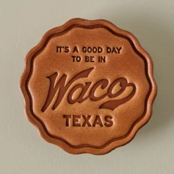 Waco Leather Magnet