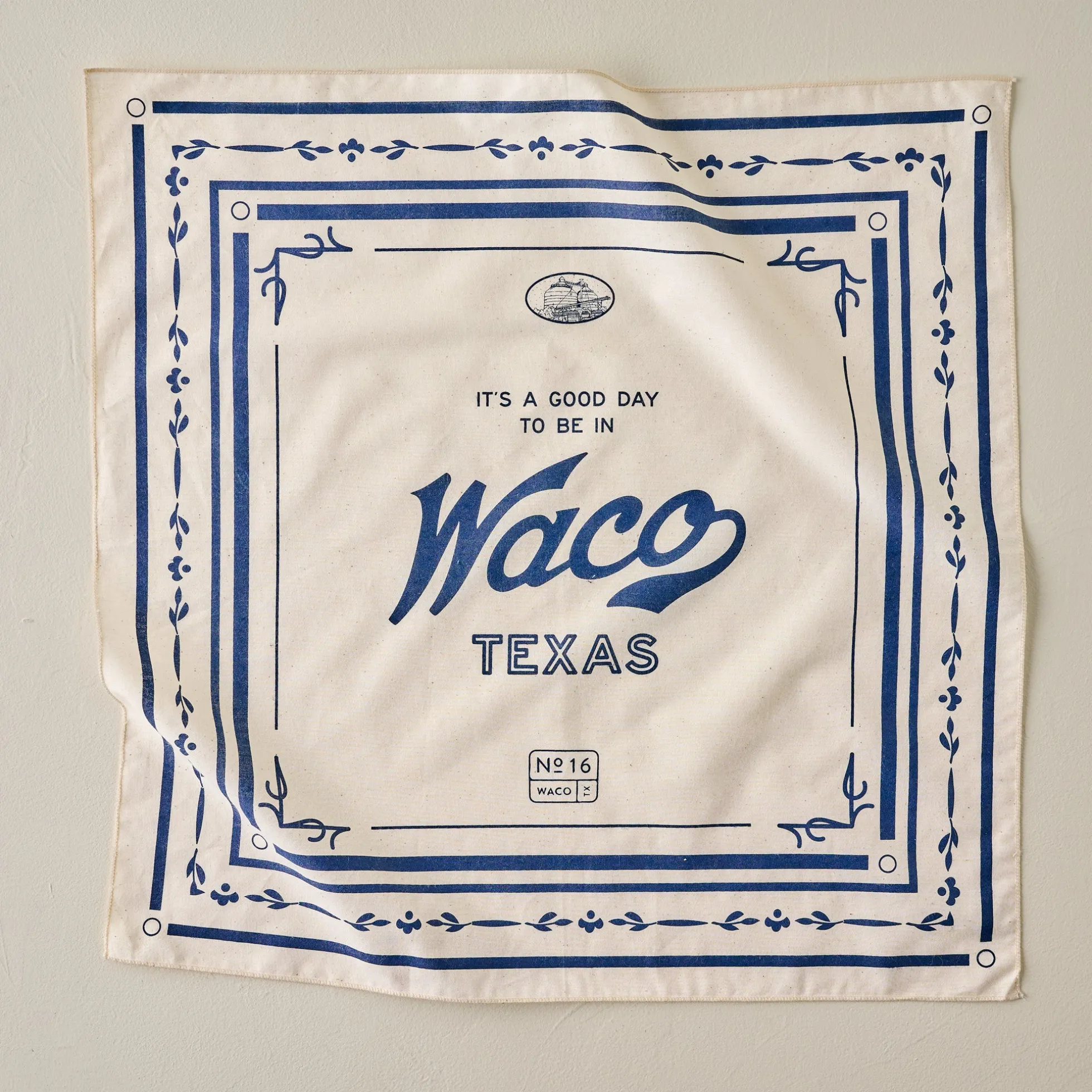 Waco, Texas White Bandana