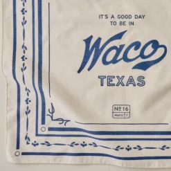 Waco, Texas White Bandana