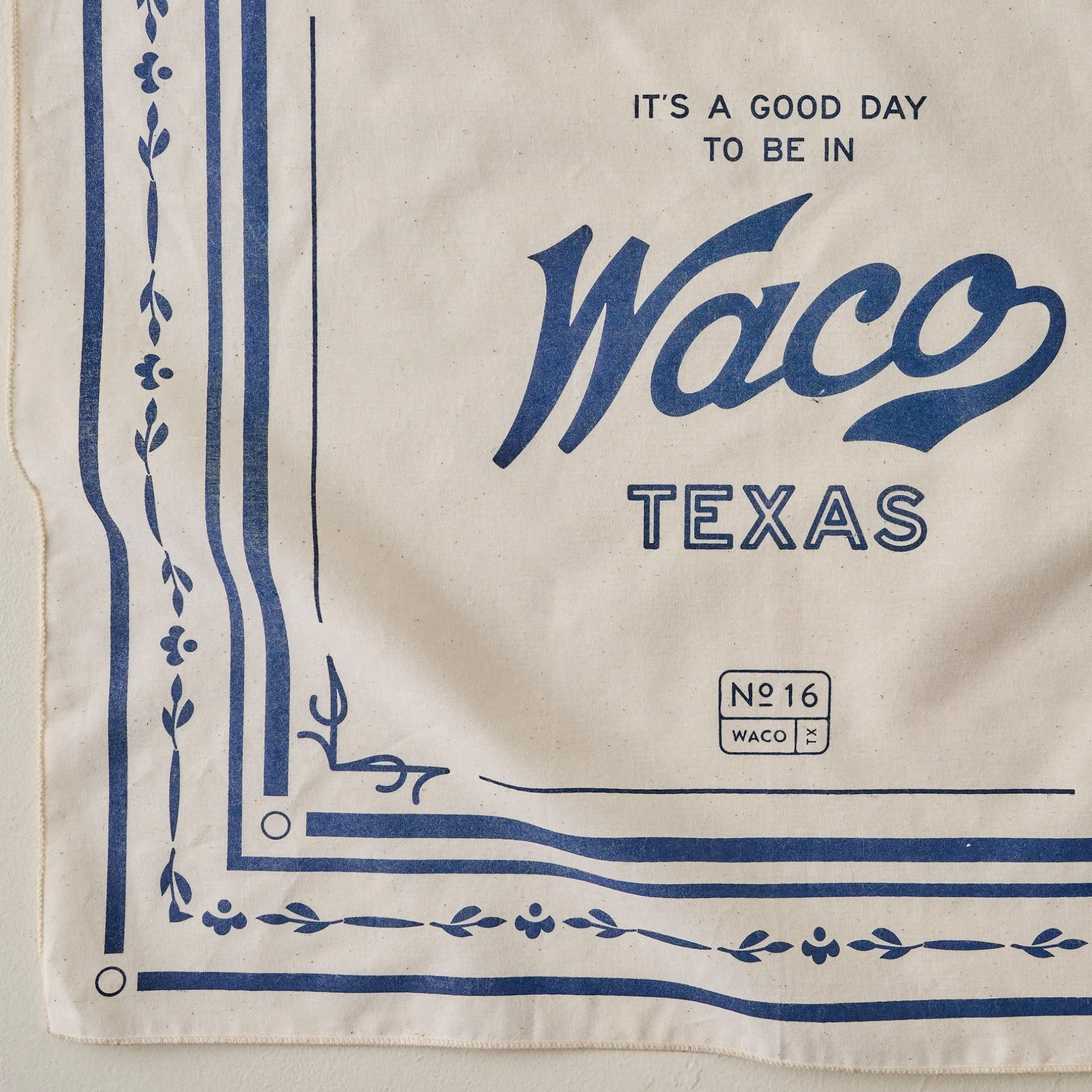 Waco, Texas White Bandana