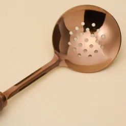 Walnut Handle + Copper Slotted Spoon
