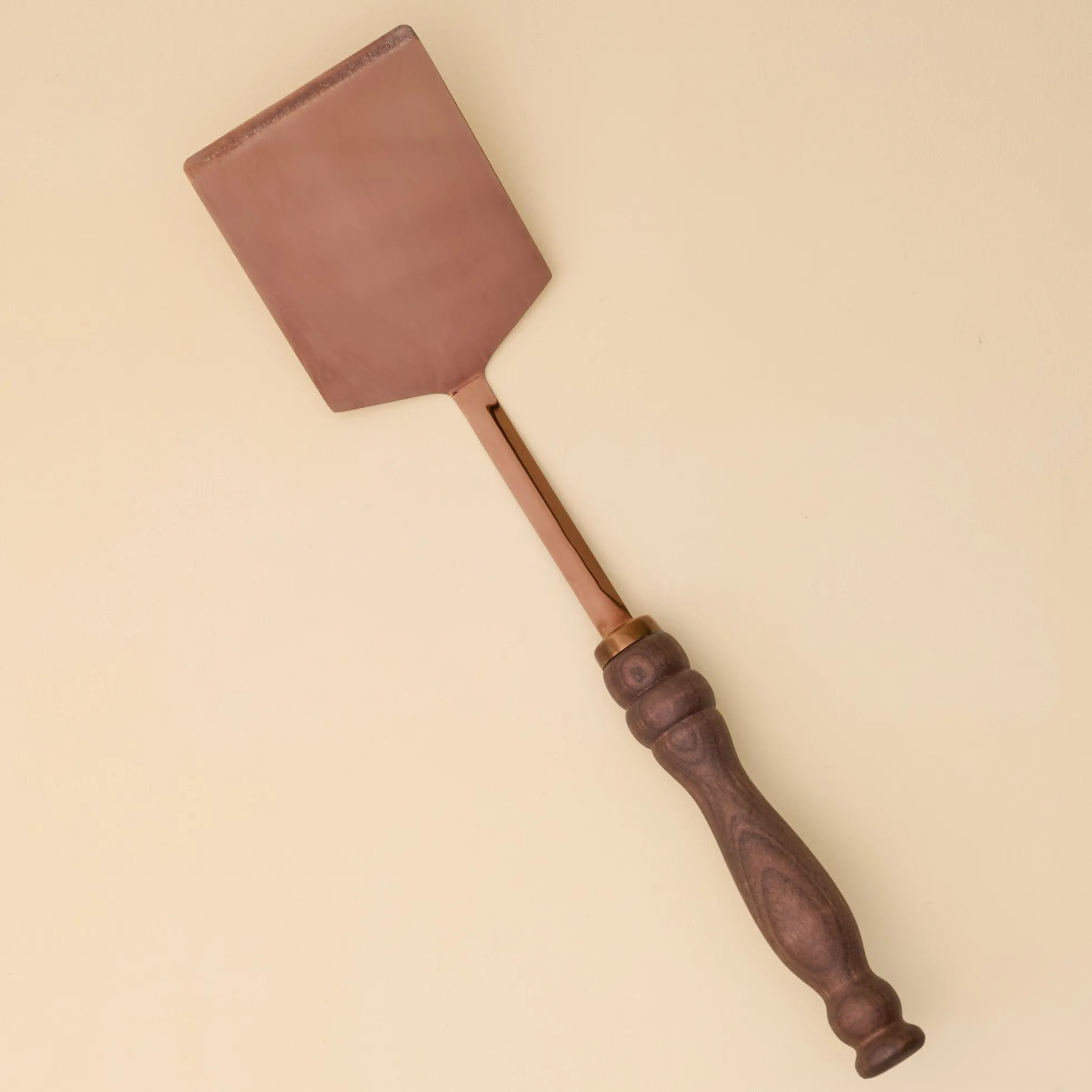 Walnut Handle + Copper Turner