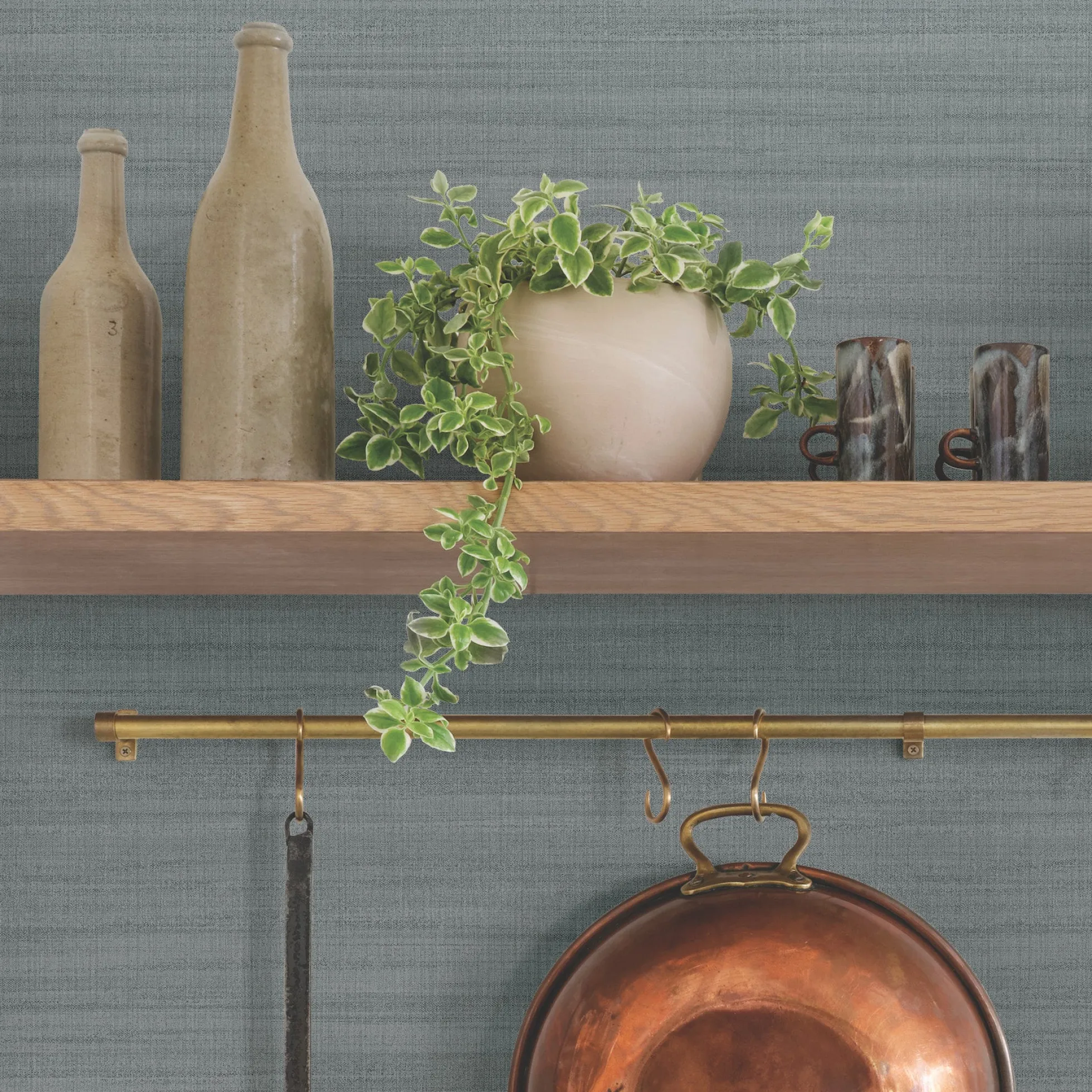 Washed Linen Wallpaper