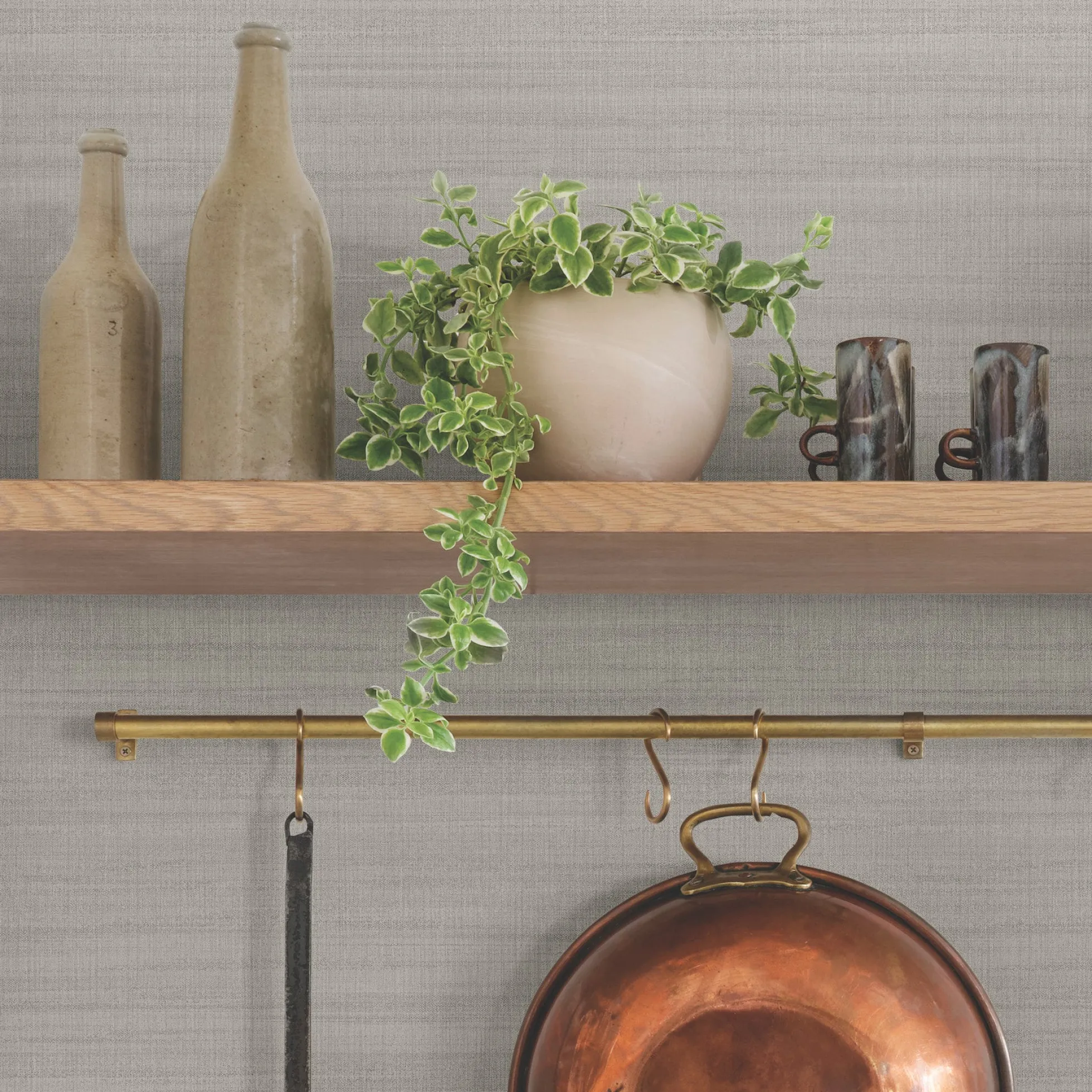 Washed Linen Wallpaper
